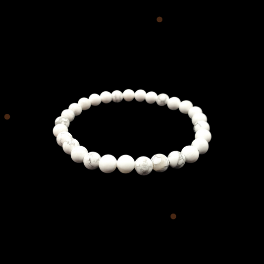 Bracelet Howlite Blanche